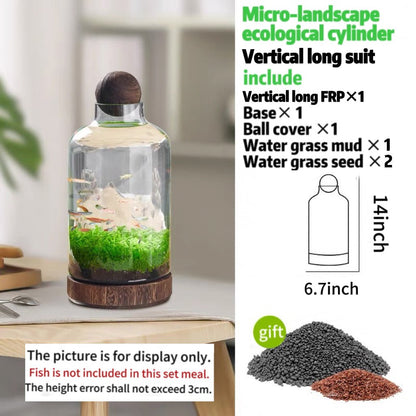 Drifting bottle ecological aquatic grass tank - Acex